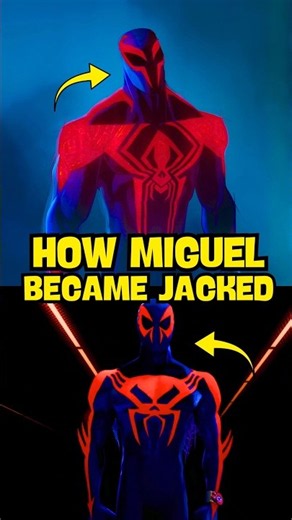 How Miguel became so Jacked in Into The Spider Verse.. #SpiderVerse