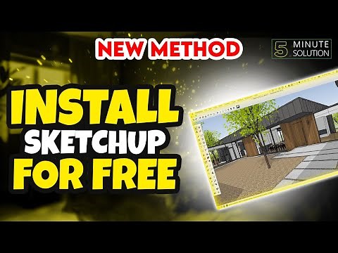 How to install Sketchup for free 2025