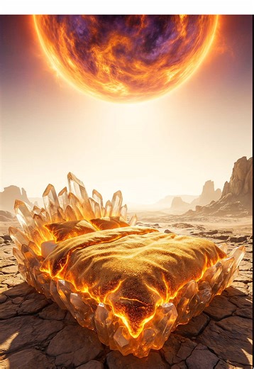 ASMR — Sleeping Beneath an Alien Sun ☀️ #ASMR #OddlySatisfying #DreamCore #Surreal #aiart