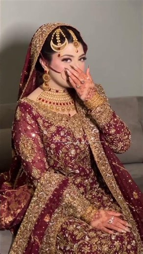 Amazing bride lehenga #lehenga