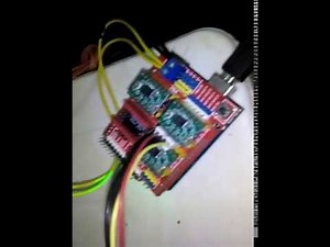 CNC con arduino y universal gcode sender primera prueba