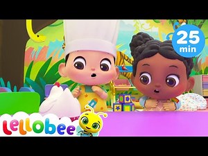 Pat A Cake Song - Lellobee | Baby Songs | Nursery Rhymes For Kids