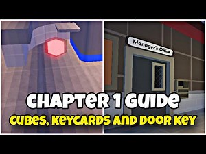 CHAPTER 1 Guide Cubes, Keycards in Survive Overnight in a Mega Store Roblox