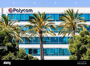 Aug 13, 2019 San Jose / CA / USA - Polycom HQ in Silicon Valley; Polycom, Inc is an American multinational corporation that develops video, voice and Stock Photo - Alamy
