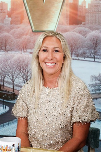 The View on Instagram: "@AlyssaFarah and @SaraHaines weigh in on Marjorie Taylor Greene's return to 'The View' after her retirement from Congress and what's behind her political shift. Listen to 'Behind the Table' wherever you get your podcasts and watch on YouTube!"