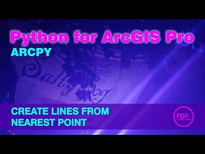 Create a Line from a Point to the Nearest Point on a Line in ArcGIS Pro with ArcPy
