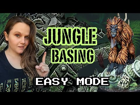 Easy Jungle Basing and Terrain