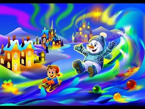 Snowman – Digital Painting | Winter Illustration Process