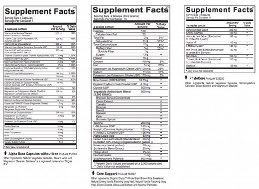Core Restore Kit 14 Day (French Vanilla) by Orthomolecular