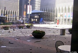 Has anybody here ever seen a very graphic video of the 9/11 jumpers hitting the ground at close distace (possibly this angle)? It's considered lost media. Several people recall having watched it many years ago but nobody is able to find it.