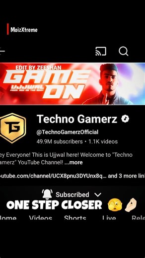 Techno Gamerz 50 Million Soon! 😍 | The Ruby Play Button Journey 💎 #ujjwal