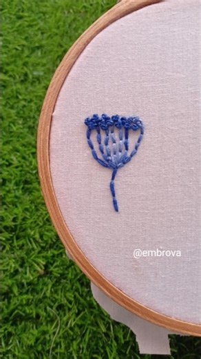 Embroidery for beginners 🪡 blossom flower embroidery Dm for order ❤️#embroidery #diy#art #creative