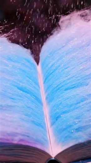 Fluffy Pastel Cotton Candy Book ☁️ Macro Visual ASMR & Soft Sounds #asmr #textureasmr #satisfying