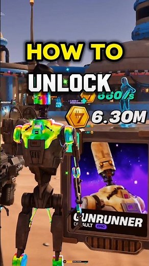 How To Unlock The Gun Runner Droid In Fortnite Droid Tycoon