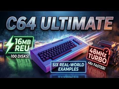 Unlock the C64 Ultimate: 5 Reasons You Need Turbo & 16MB REU