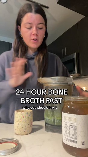 Monthly 24 hour bone broth fast/cleanse completed!! Great for digestive issues and a quick reset #bonebrothbenefits #bonebroth #bonebrothcleanse #fasting #detoxing