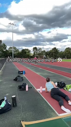 Stride jump training 🔥 📹: @Brooke Buschkuehl #Olympics #Sports #Athlete #SportsTok #Athletics #TackandField #Track #longjump