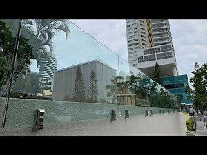 Face mount smarter spigot - Glass balustrade installation Gold Coast