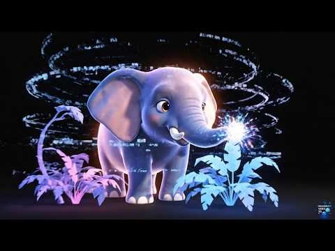110 Ultra-Realistic 3D Hologram Animals | Neon Creatures on Black Background