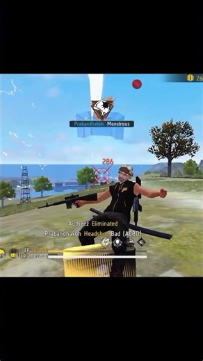 The Most Dangerous Gun in Free Fire? AC80 Power!AC80 Headshot Montage: Red Numbers Only #shorts