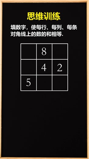 震惊！用这个方法填九宫格居然这么简单？