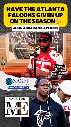 8.3K views · 108 reactions | Did the Falcons Already Give Up on the Season? John Abraham Breaks It Down | Water Boyz Show | Facebook