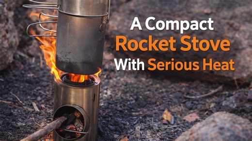 Why the Kombuis 2.0 rocket stove appeals to outdoor minimalists