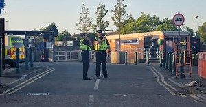 Railway blocked as emergency services rush to scene of incident