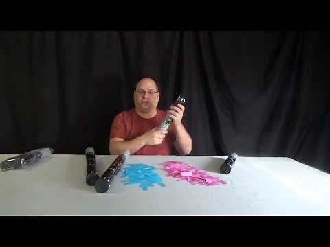 How to use a Gender Reveal Confetti Cannon
