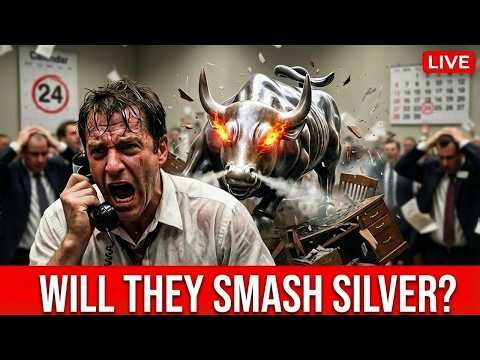 Silver & Gold COMEX Open: Bankers CRASH Lower! Live Update!💰📉