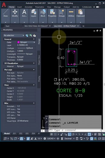 CAMBIAR DE CAPAS EN AUTOCAD RÁPIDAMENTE #luiscardenas #ingenieriafacil
