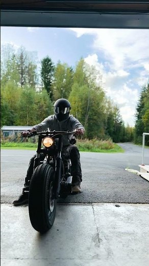 Last ride with finished build. Harley-Davidson Softail bobber.