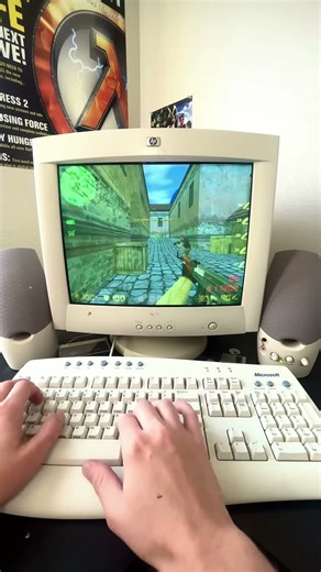 Vintage computer game #technology #shorts #pcgaming