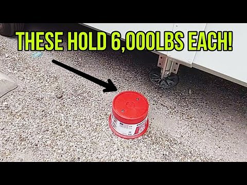 These PLASTIC RV Stabilizer Jack Blocks are cool! Andersen Jack Blocks