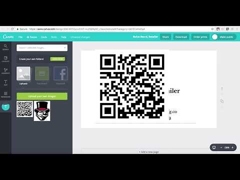 How to Put QR Codes on Canva Business Cards