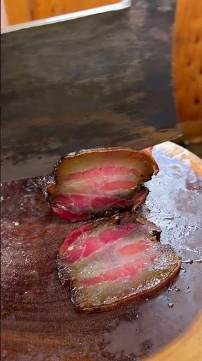 The homemade腊肉 is not easy to get tired no matter how it is made, the flavor of my mother #Smoke ba