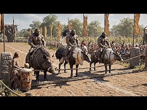 Primitive Humans vs Dinosaurs — Survival on Ancient Earth