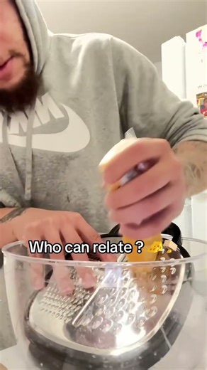 Cheese shredding gone crazy ! #cheesegrater