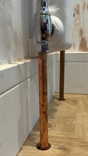 How to turn copper radiator pipes into chrome! #howto #diy #plumbing | Jakob Singh