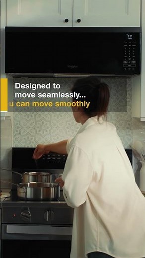 Whirlpool® Smart Low Profile Microwave Hood Combination #whirlpool #kitchen #home