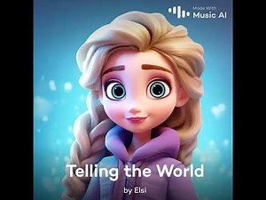 Elsa singing Telling the World (Al Cover)