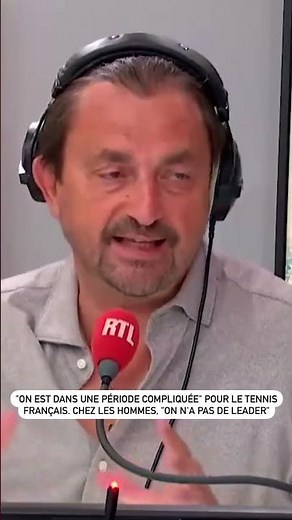 Henri Leconte: "We are in a complicated period" for French tennis
