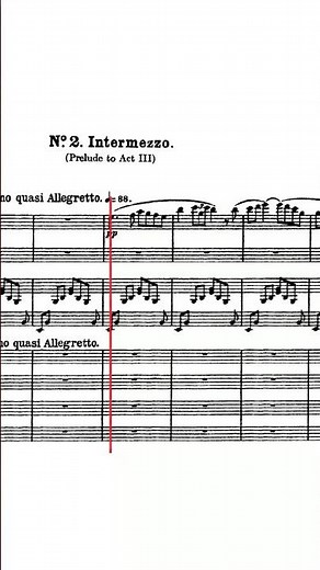 [with Score] Bizet: "Intermezzo" from Carmen Suite No. 1 (excerpt) #sheetmusic