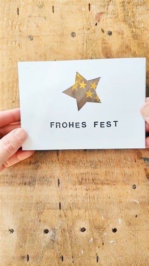 DIY shaker card made of envelopes I Upcycling-Schüttelkarte aus Briefumschlägen - #shorts