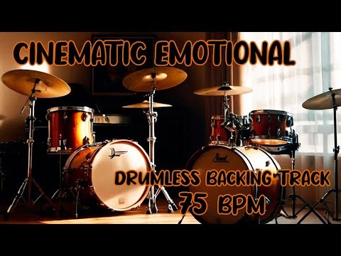 Cinematic Emotional Backing Track (DRUMLESS) 75 BPM | 12/8