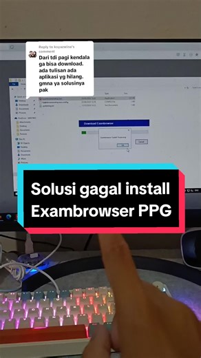 Solusi Gagal Install Exambrowser PPG