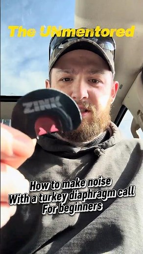 How to use a turkey diaphragm call for beginners