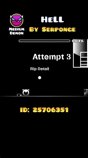 Exploring HeLL Level in Geometry Dash