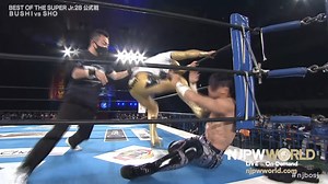 21K views · 129 reactions | ／ BEST OF THE SUPER Jr.284日目‼️ ＼ 開幕から３連勝で現在単独トップのSHO‼️ 今宵は一体どんな闘いを見せるのか⁉️  BUSHI × SHO  #njpwworld で配信中 視聴無料⏩njpwworld.com #njpw #njbosj | NJPW WORLD【New Japan Pro-Wrestling LIVE & On-Demand】 | Facebook