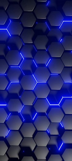 Blue Neon Live Wallpaper